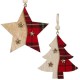 Décoration de sapin en bois 15 cm